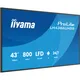 iiyama ProLite LH4366UHSB-B1AG 108cm (43") 4K UHD Monitor HDMI/DP/USB-C