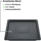Bosch HEZ631070 Backblech, 30 x 455 x 375 mm, spülmaschinengeeignet