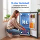 Medion MD370009 LIFE Kühlschrank schwarz