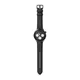 Motorola moto watch ultra Gun Metal mit Black Beauty Silikon- & Leder-Armband