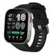 Amazfit Bip Max 50 mm Smartwatch Silver mit 2,07 Zoll AMOLED, GPS, Offline-Karten, 5 ATM und HYROX-Modus