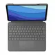 Logitech Combo Touch Tastatur-Case Dunkelgrau für iPad Pro 11 Zoll (1./2./3./4. Generation), Hintergrundbeleuchtete Tastatur und präzises Trackpad