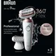 Braun Epelierer Silk-epil 9 Flex 9-030 3D SensoSmart Wet&Dry Weiß/ Gold