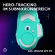 Logitech G G502 X PLUS LIGHTSPEED Weiß-/Mint Gaming Maus – Kabellose High-End Gaming-Maus mit HERO 44K Sensor und LIGHTFORCE Hybrid Switches
