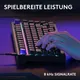 Logitech G G316 X 75 mechanische Gaming-Tastatur – 8.000 Hz, Hot-Swap, LIGHTSYNC RGB, LED-Display, Schwarz