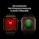 Apple Watch Series 12 GPS 42mm Space Grey Aluminium Gehäuse mit Navy Blue Sport Band - M/L