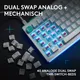 Logitech G Gaming Set G512 X 98 RGB Gaming-Tastatur & G502 X PLUS LIGHTSPEED Wireless Gaming-Maus – Esports Performance Set, Weiß-/ Mint