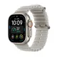 Apple Watch Ultra 4 GPS + Cellular 49mm Natural Titanium Gehäuse mit Translucent Grey Ocean Band