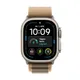 Apple Watch Ultra 4 GPS + Cellular 49mm Natural Titanium Gehäuse mit Desert Alpine Loop - L