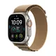 Apple Watch Ultra 4 GPS + Cellular 49mm Natural Titanium Gehäuse mit Desert Alpine Loop - L