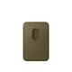 Apple Original iPhone Feingewebe Wallet mit MagSafe - Dunkeloliv