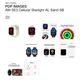 Apple Watch SE 3 GPS + Cellular 44mm Starlight Aluminium Case with Sand Sport Band - S/M
