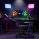 Razer Soma Chroma RGB Gaming-Stuhl, kabellos, Chroma RGB, HyperSpeed Wireless, Bluetooth, ergonomische Lordosenstütze, bis 150 kg, Schwarz