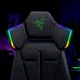 Razer Soma Chroma RGB Gaming-Stuhl, kabellos, Chroma RGB, HyperSpeed Wireless, Bluetooth, ergonomische Lordosenstütze, bis 150 kg, Schwarz