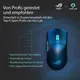 ASUS ROG Harpe Ace Aim Lab Edition Gaming Maus kabellos | 54 g Ultra-Leicht | 36.000 DPI AimPoint Sensor | Tri-Mode Wireless | Esports Maus für FPS-Gaming, Schwarz