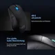 ASUS ROG Harpe Ace Mini Wireless Gaming Maus | 49 g Ultraleicht | 42.000 DPI AimPoint Pro Sensor | Tri-Mode | Bluetooth | 2,4 GHz | Esports Gaming Maus, Schwarz