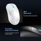 ASUS ROG Harpe Ace Mini Wireless Gaming Maus | 49 g Ultraleicht | 42.000 DPI AimPoint Pro Sensor | Tri-Mode | Bluetooth | 2,4 GHz | Esports Gaming Maus, Weiß
