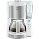 Melitta Look Timer 1025-07 Kaffeemaschine Weiß/Edelstahl 10 Tassen