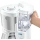 Melitta Look Timer 1025-07 Kaffeemaschine Weiß/Edelstahl 10 Tassen