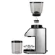 Melitta Calibra 1027-01 Elektrische Kaffeemühle mit integrierter Waage Schwarz/ Edelstahl