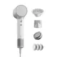 Laifen Neo Special Hochgeschwindigkeits-Haartrockner mit Diffusor & 2 Stylingdüsen; 110.000 U/min, Smart Temperature Control, 1400 W; silber
