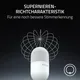 Razer Seiren V3 Mini USB-Mikrofon Weiß | 14-mm-Kondensatorkapsel, Supernierencharakteristik, Tap-to-Mute, 96 kHz, Plug & Play