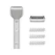 Laifen T1 Pro Elektrorasierer mit Linearmotor aus Aluminium – USB-C Rasierer & Barttrimmer Set, IPX7, 12.000 CPM; Alu silber