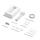 Laifen T1 Pro Elektrorasierer mit Linearmotor aus Aluminium – USB-C Rasierer & Barttrimmer Set, IPX7, 12.000 CPM; Alu silber