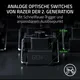 Razer Huntsman V3 Pro Tenkeyless 8KHz Gaming-Tastatur | Analog Optical Switches Gen-2, Rapid Trigger, Snap Tap, 8000 Hz HyperPolling, RGB, TKL