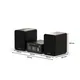 Pure Classic Stereo Mini Stereoanlage DAB+/FM, Bluetooth, CD, USB braun/Walnuss