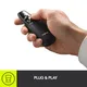 Logitech Wireless Presenter R400 mit rotem Laserpointer, 15 m Reichweite, USB Plug & Play, kabellose Präsentationsfernbedienung