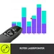 Logitech Wireless Presenter R400 mit rotem Laserpointer, 15 m Reichweite, USB Plug & Play, kabellose Präsentationsfernbedienung