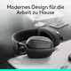 Logitech Zone Vibe 100 Stereo Headset, Grafit - Bluetooth, USB-C, Windows, macOS oder ChromeOS sowie iOS und Android