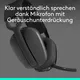 Logitech Zone Vibe 100 Stereo Headset, Grafit - Bluetooth, USB-C, Windows, macOS oder ChromeOS sowie iOS und Android
