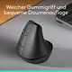 Logitech Lift Left Ergonomische Vertikale Maus für Linkshänder | Kabellose Bluetooth Maus | 4000 DPI | Grafit