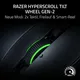 Razer Basilisk V4 Pro Wireless Gaming Maus - 50.000 DPI, 8.000 Hz, HyperScroll, Bluetooth, Chroma RGB, Schwarz