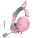 Razer Kraken Kitty V3 USB-C Gaming Headset mit Chroma RGB, 7.1 Surround Sound & HyperClear Mikrofon, kabelgebunden, Rosa (Quartz)