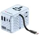 Verbatim 30192 Charge 'n' Travel GaN III Universal Reiseadapter 100W blau