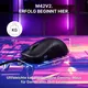 CHERRY XTRFY M42V2 Gaming Maus – 45 g, PixArt PAW3327, 6.200 dpi, 1.000 Hz, anpassbare Form, Schwarz