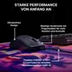 CHERRY XTRFY M42V2 Gaming Maus – 45 g, PixArt PAW3327, 6.200 dpi, 1.000 Hz, anpassbare Form, Schwarz