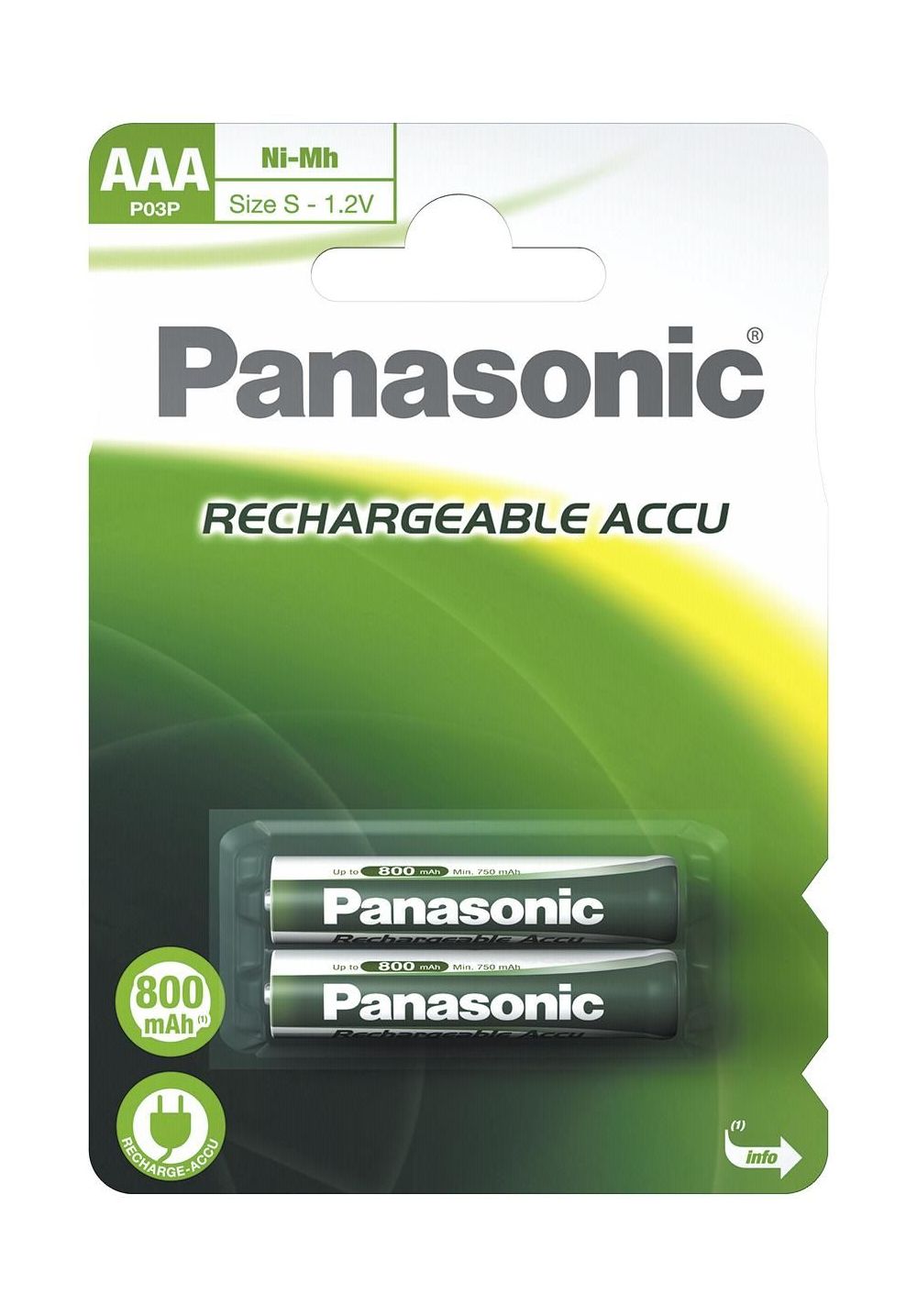 Panasonic Akku Nimh Mignon Aa 2450 Mah 1x4 Rechargeable Evolta