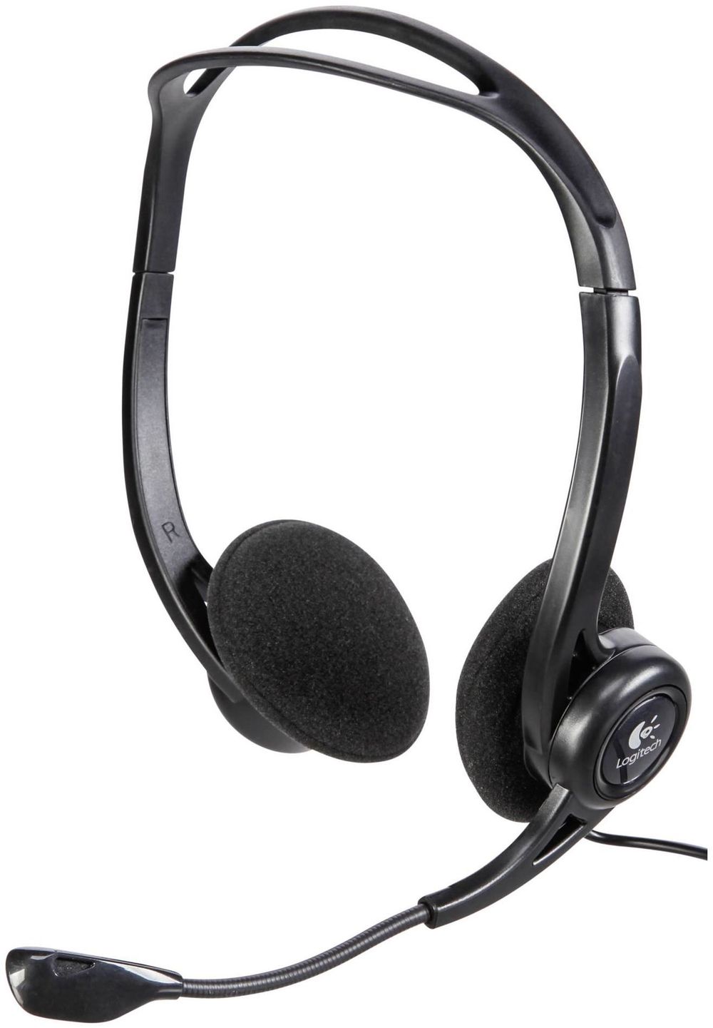 Logitech наушники с микрофоном usb. Гарнитура logitech headset 960. гарнитура logitech 960 usb headset. наушники logitech pc 960 черный (981-000100).