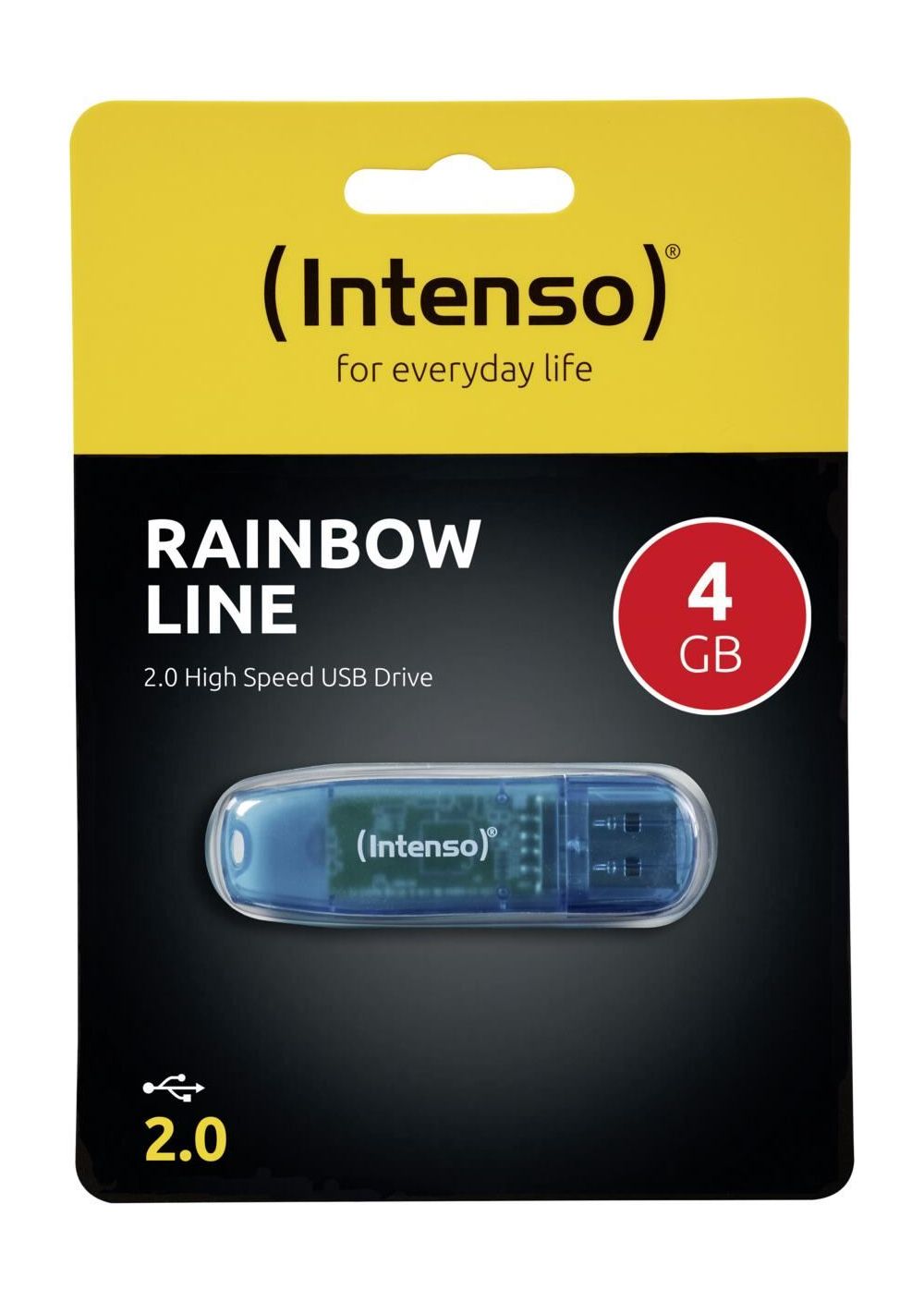 Intenso günstig Kaufen-Intenso Rainbow Line 4GB. Intenso Rainbow Line 4GB <![CDATA[* Max. Leserate: 28,00 MB/s (187x) * Max. Schreibrate: 6,50 MB/s (43x)]]>. 