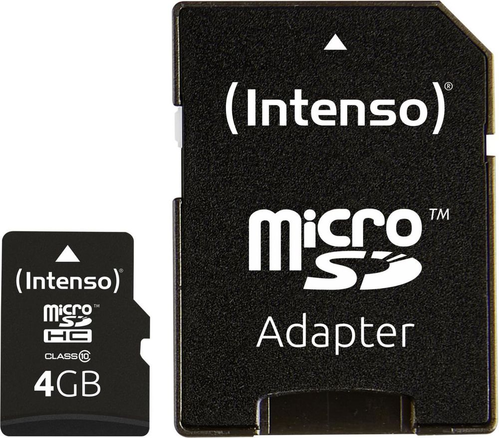 Speicherkarte günstig Kaufen-Intenso microSDHC Speicherkarte Class 10 4GB. Intenso microSDHC Speicherkarte Class 10 4GB . 