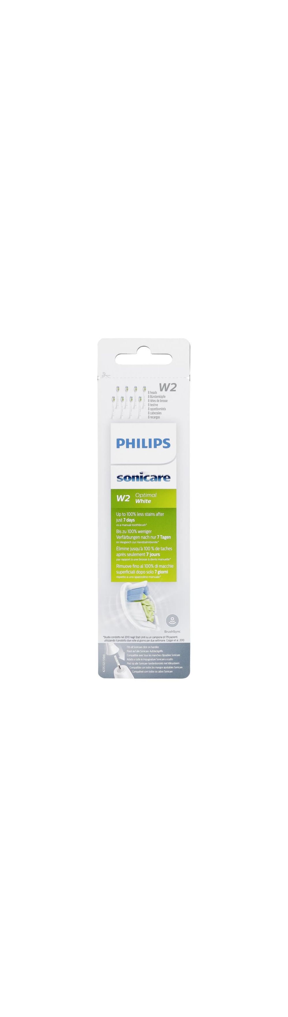 Care Pack günstig Kaufen-Philips Sonicare HX6068/12 Optimal White 8er Pack Ersatz Aufsteckbürste. Philips Sonicare HX6068/12 Optimal White 8er Pack Ersatz Aufsteckbürste . 