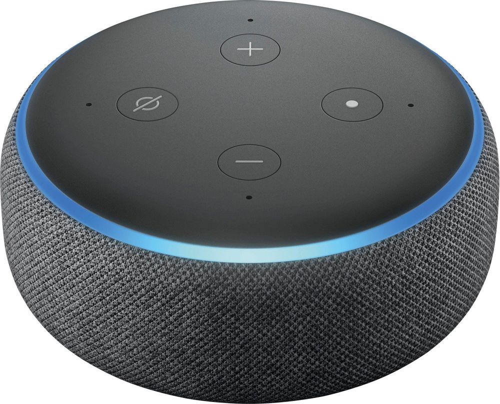 Amazon Echo Dot (3. Gen.) Anthrazit Stoff
