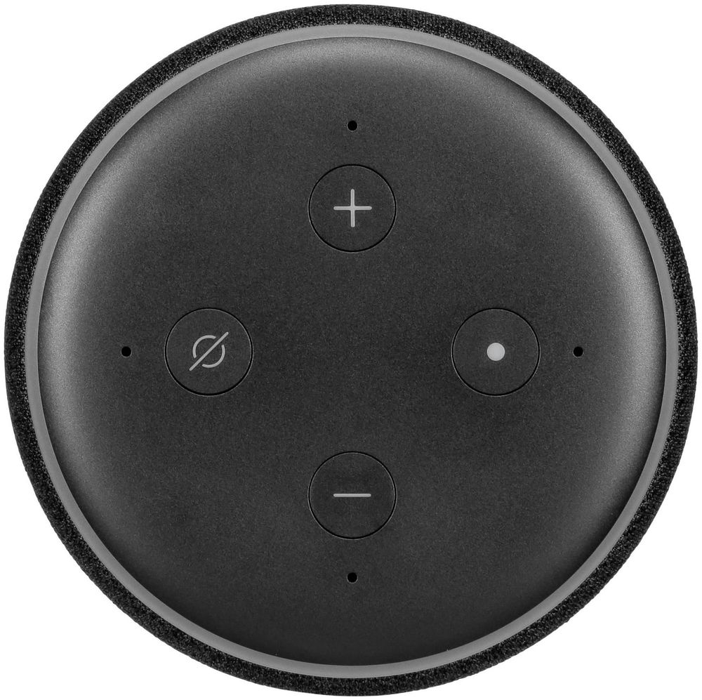 Amazon Echo Dot - 3rd Generation - Smart-Lautsprecher - Bluetooth, Wi-Fi - holzkohlefarben