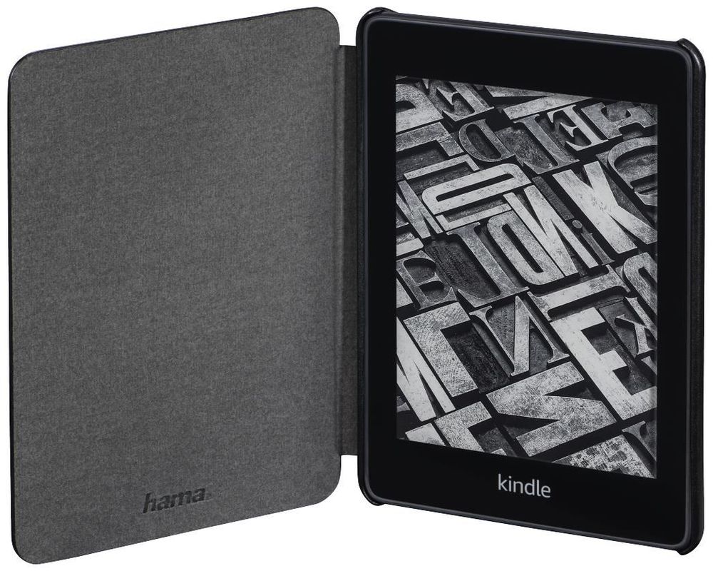 Hama Essential Line - Flip-Hülle für eBook-Reader - Polyurethan, Polycarbonat - Schwarz - 15,20cm (6) - für Amazon Kindle Paperwhite Wi-Fi 2018