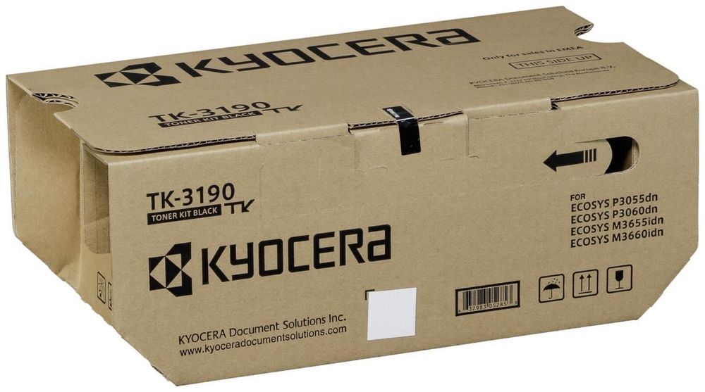 Kyocera 3190. Kyocera ТК-3190. Картридж 3190 Kyocera. Kyocera tk-3170 оригинал.