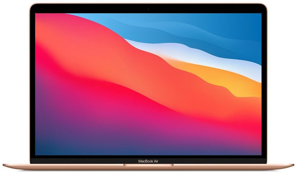 Apple MacBook Air (M1, 2020) CZ12A-0110 Gold Apple M1 Chip mit 7-Core GPU, 16GB RAM, 512GB SSD, macOS - 2020